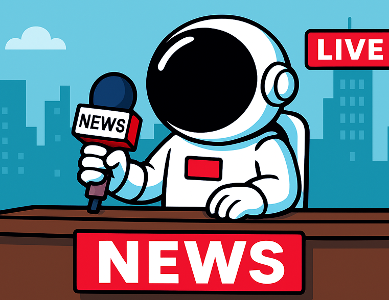 Breaking news dashboard showing AI-powered news filtering